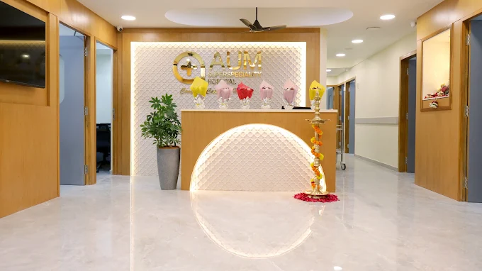 Aum Superspeciality Hospital, Borivali - Reception & Lobby